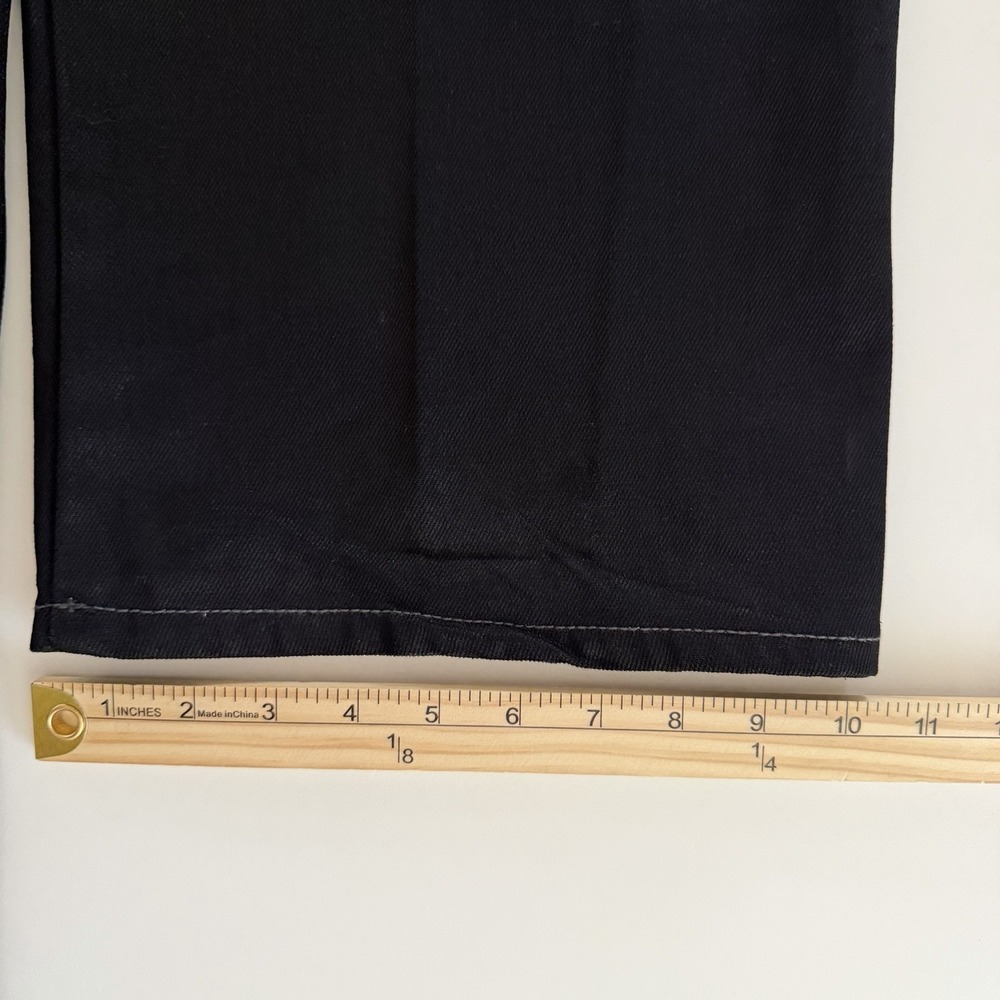 Ecko Unltd Jeans 44x35 Black Relaxed Y2K Hip Hop Baggy Logo Denim - Picture 12 of 12